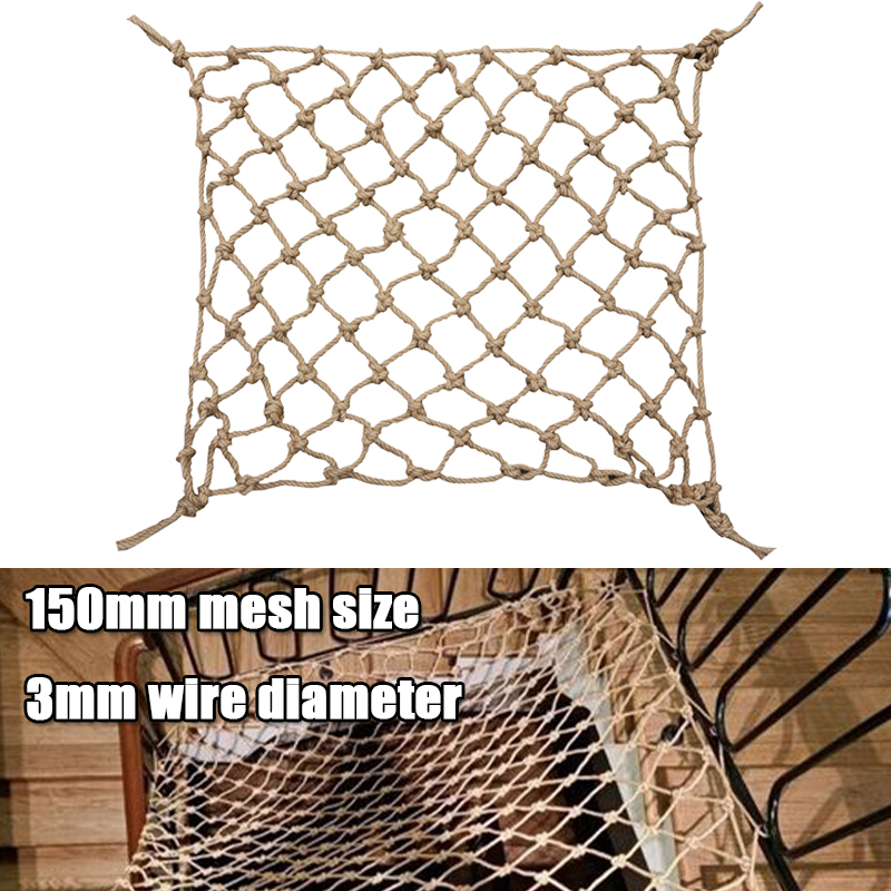 Twine Jute Natural - 1Pc Hemp Rope Climbing Net Nature