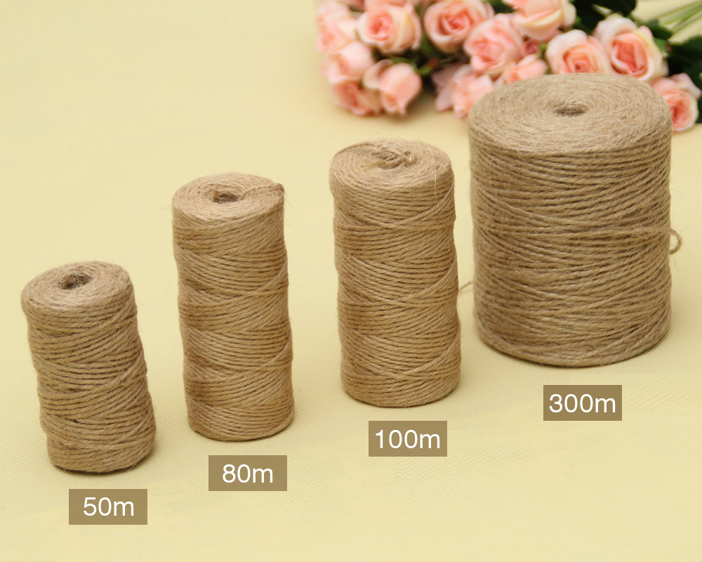 50/80/100Meters Natural Vintag - Twine Jute Natural review and price