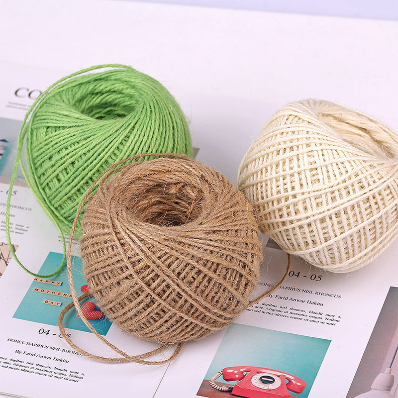 DIY Natural 2mm 50M/Roll Color - Twine Jute Natural review and price